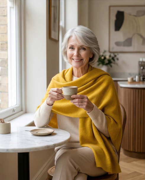 Preview: Koru Stola mit Perlmuster