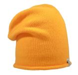 Cashmere Beanie with rolled brim